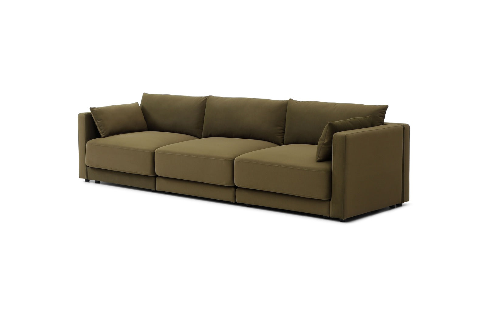 Halo 3-Seater Sofa – Modern Modular Comfort | Almond Wind