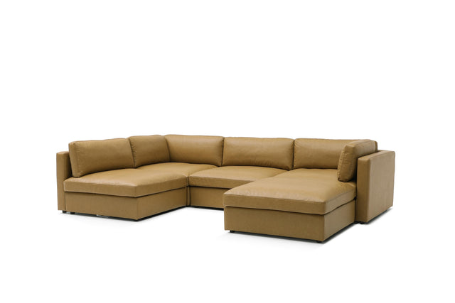 The Halo Archive 4 Seater L Shape + Ottoman