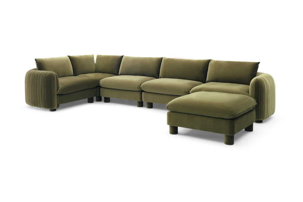 Handcrafted Bayshore 5 seater with elegant finish

