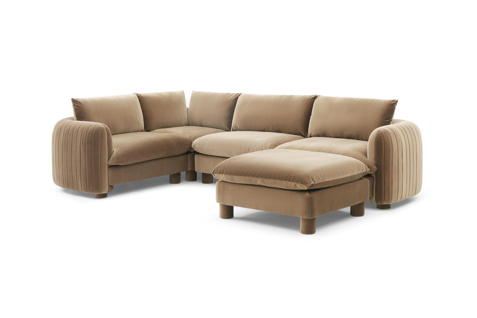 Luxury family sofa handcrafted in South Florida

