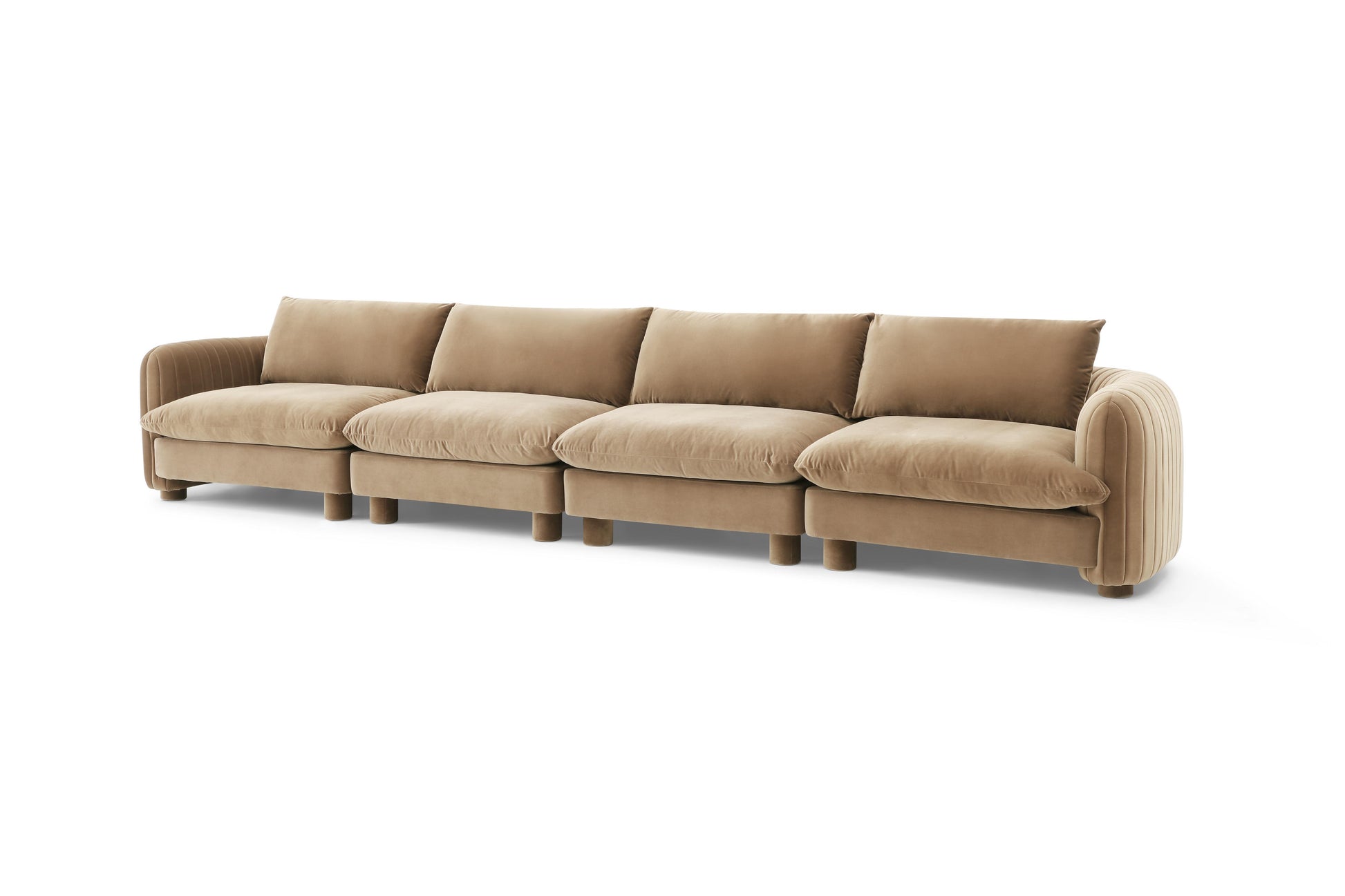 Elegant handcrafted sofa made in South Florida

