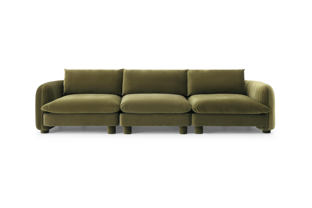 Contemporary Miami sofa with soft fabric