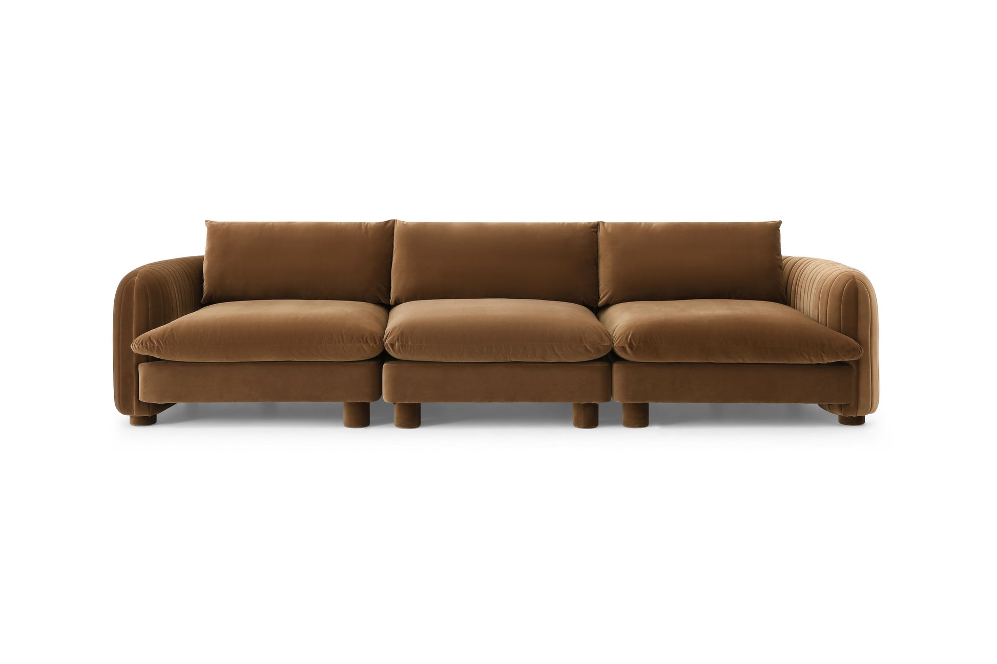 Modular sofa arrangement for flexible seating