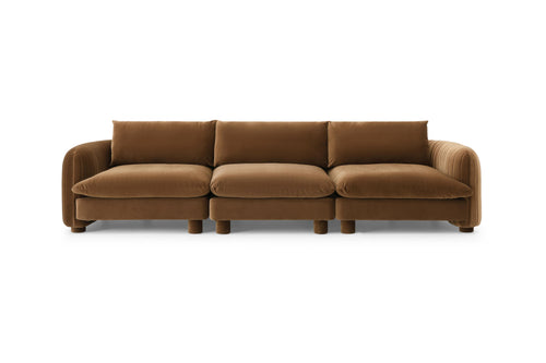 Modular sofa arrangement for flexible seating