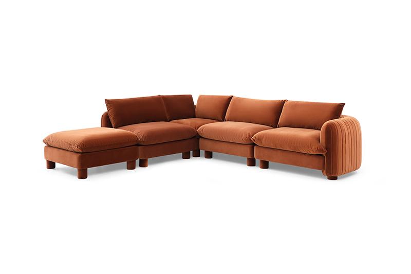 The Bayshore 4 Seater L Shape + Ottoman