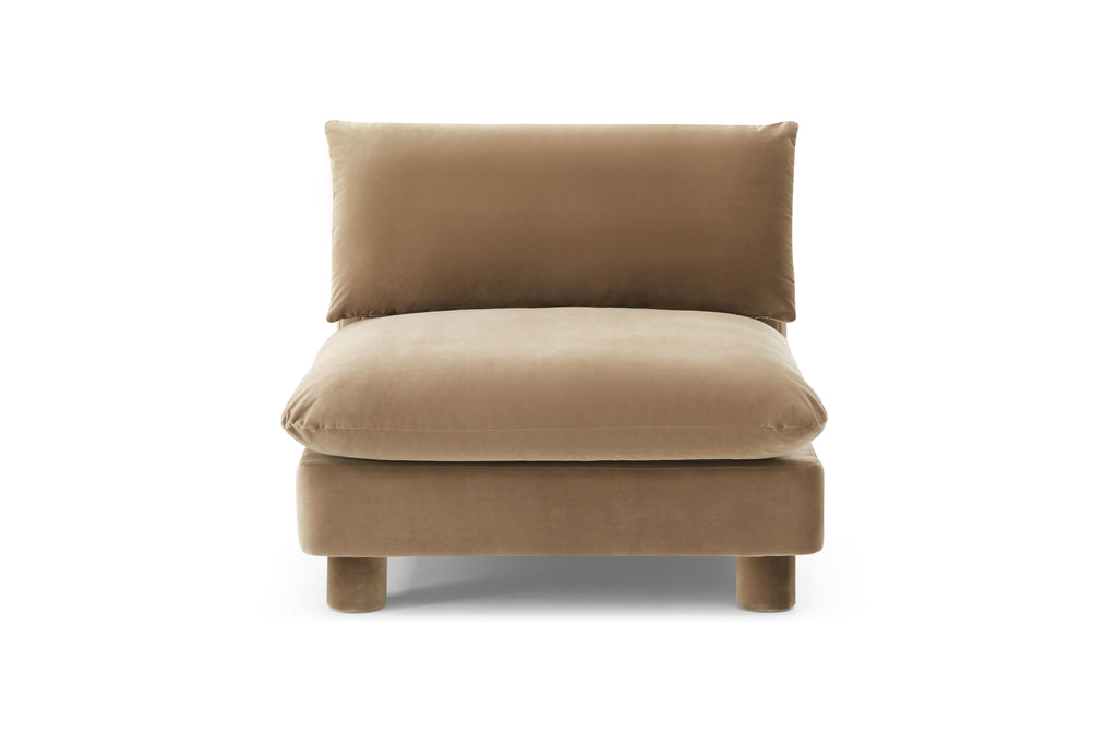 Modular ottoman as part of 5 seater sofa set

