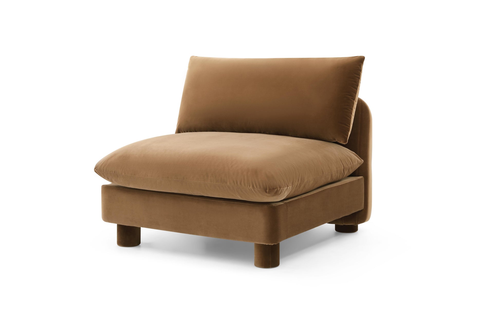 Miami-style ottoman in coastal home decor

