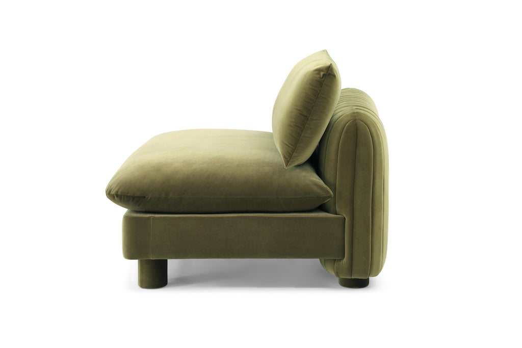 Modular ottoman as part of 5 seater sofa set

