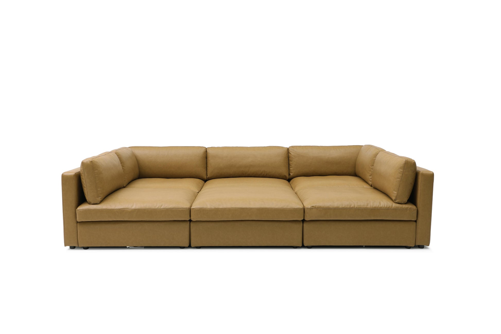 Miami-style modular sofa with luxury seating


