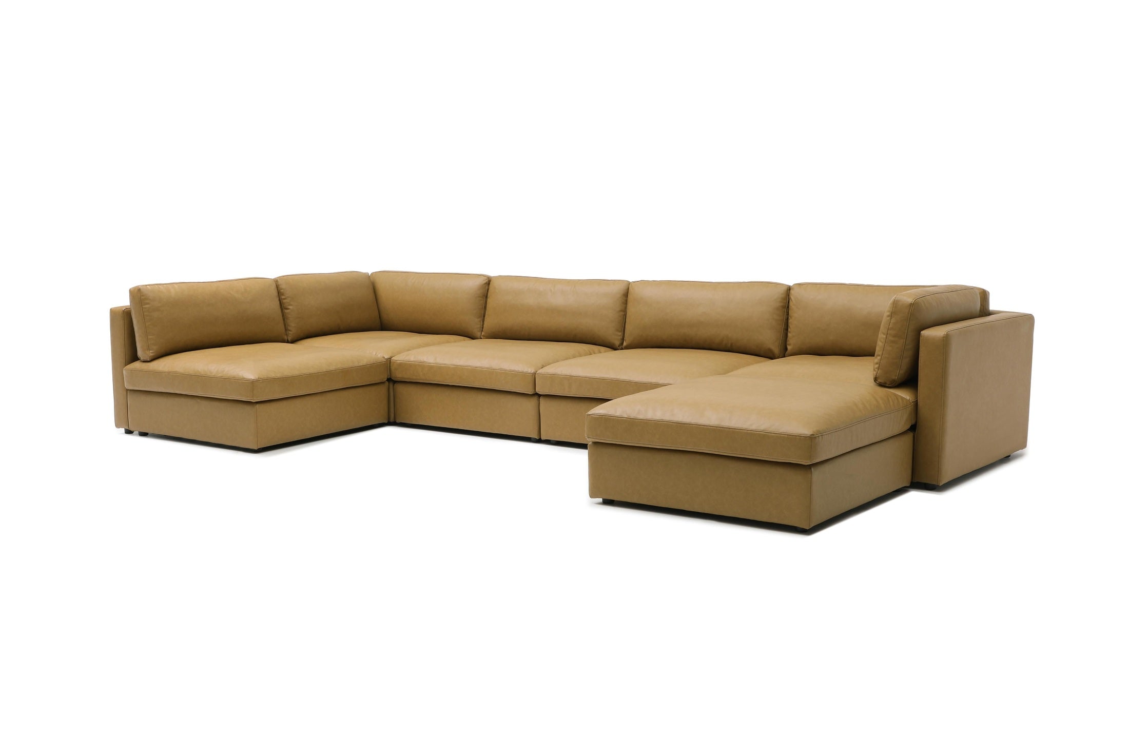Halo modular ottoman in spacious Miami living space

