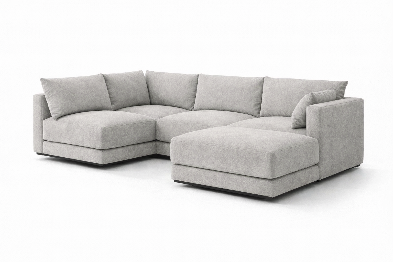Halo 4 Seater L Shape + Ottoman