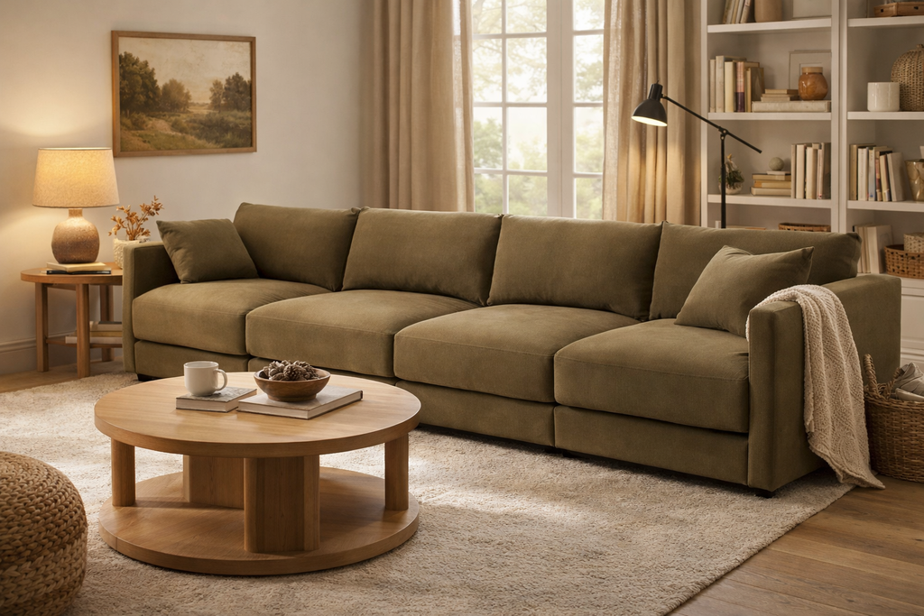 Halo 4 Seater Sofa + Ottoman