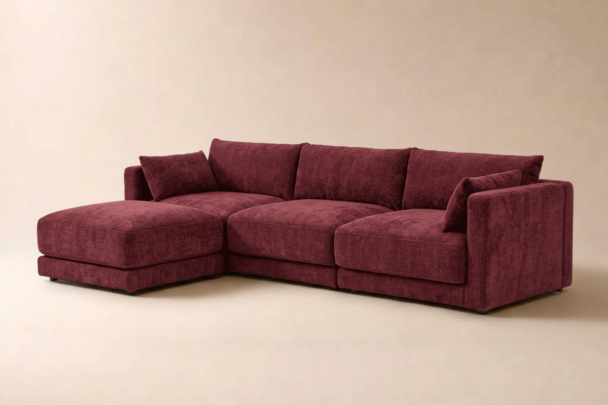 Halo 3 Seater Sofa + Ottoman