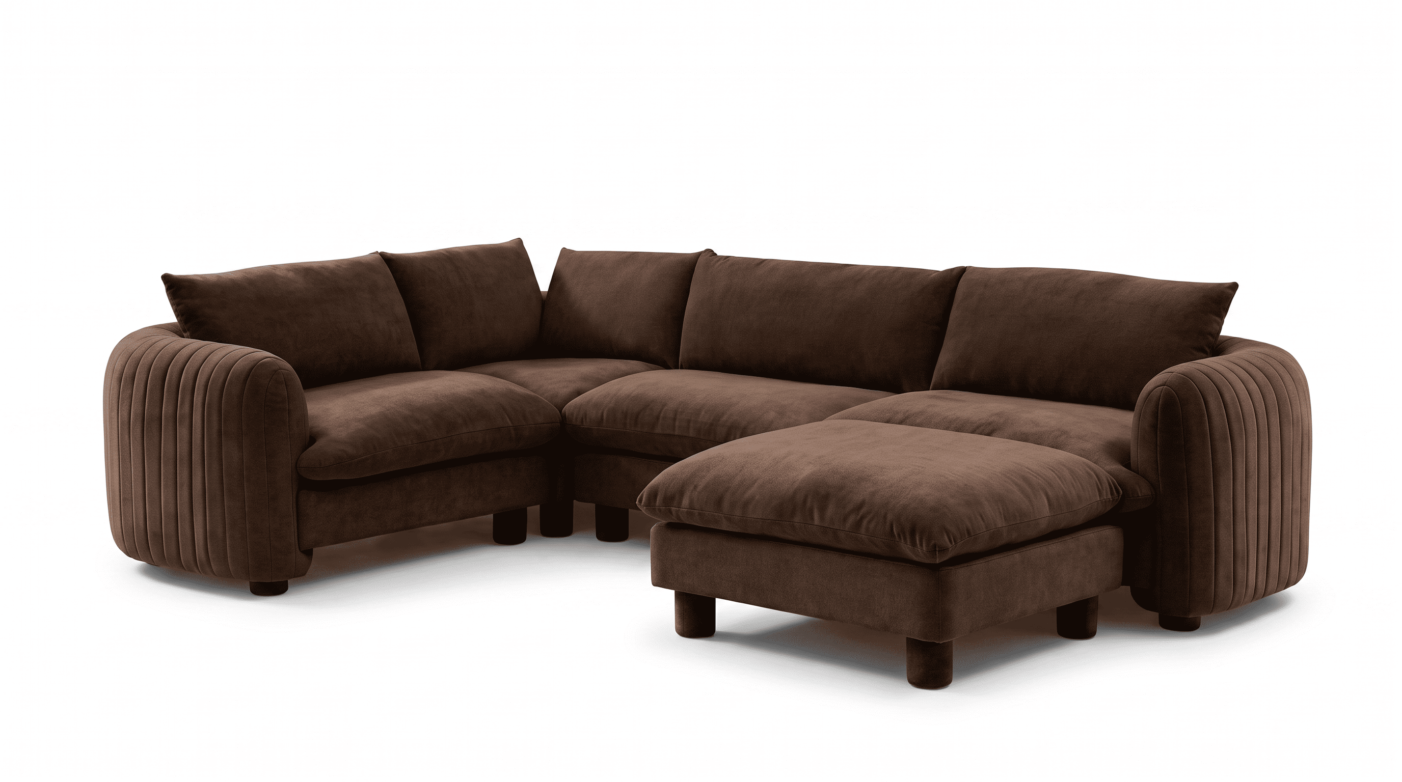 The Bayshore 4 Seater L Shape + Ottoman