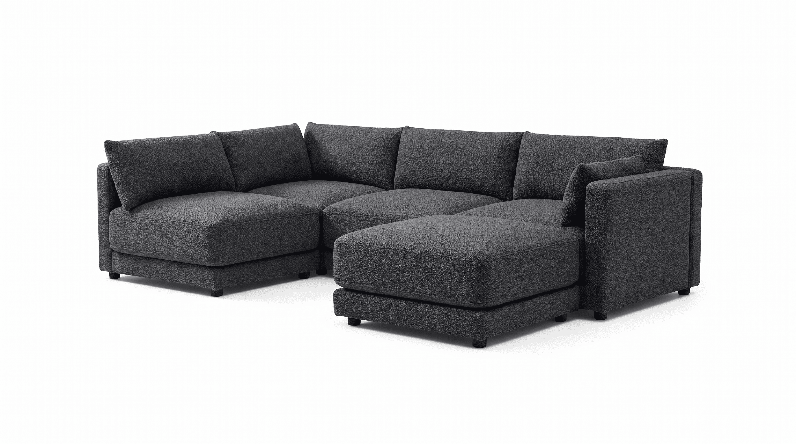 Halo 4 Seater L Shape + Ottoman