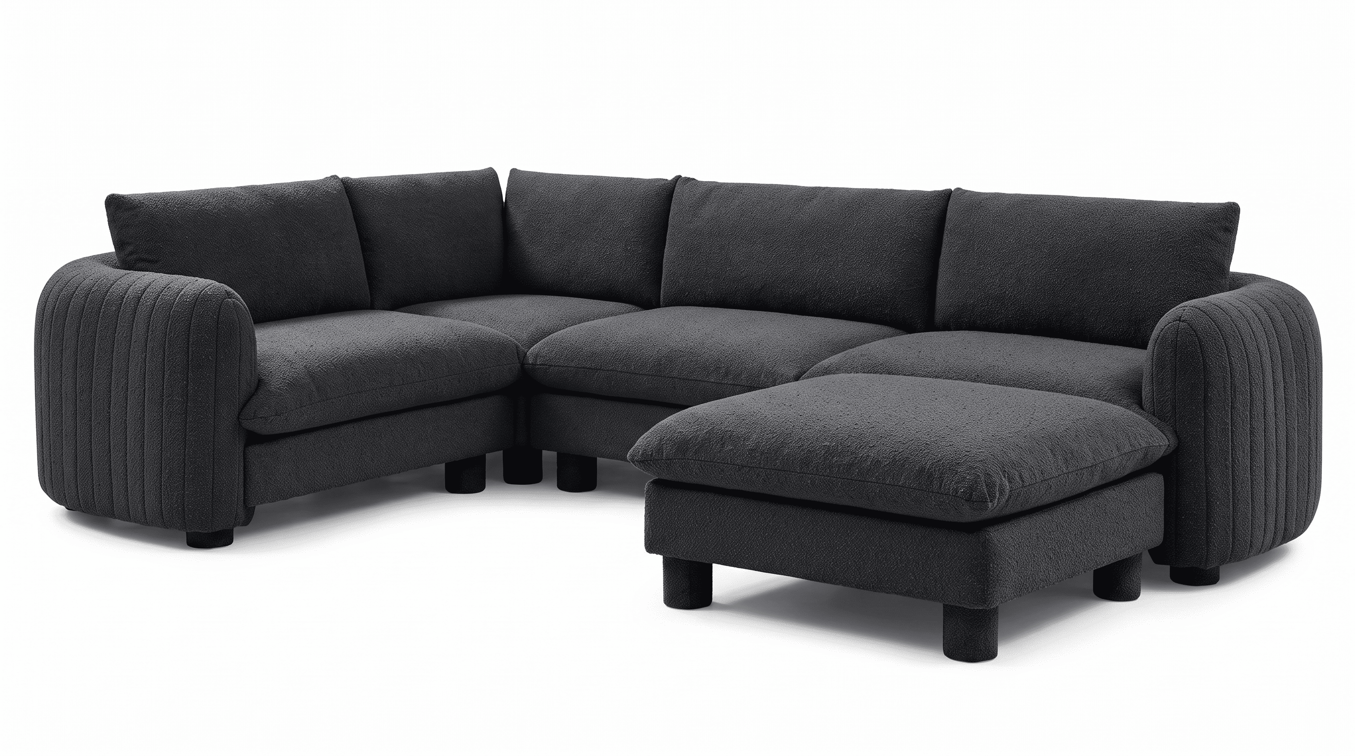 The Bayshore 4 Seater L Shape + Ottoman