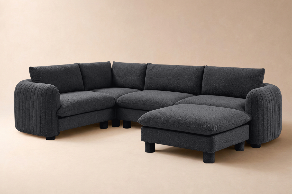 The Bayshore 4 Seater L Shape + Ottoman