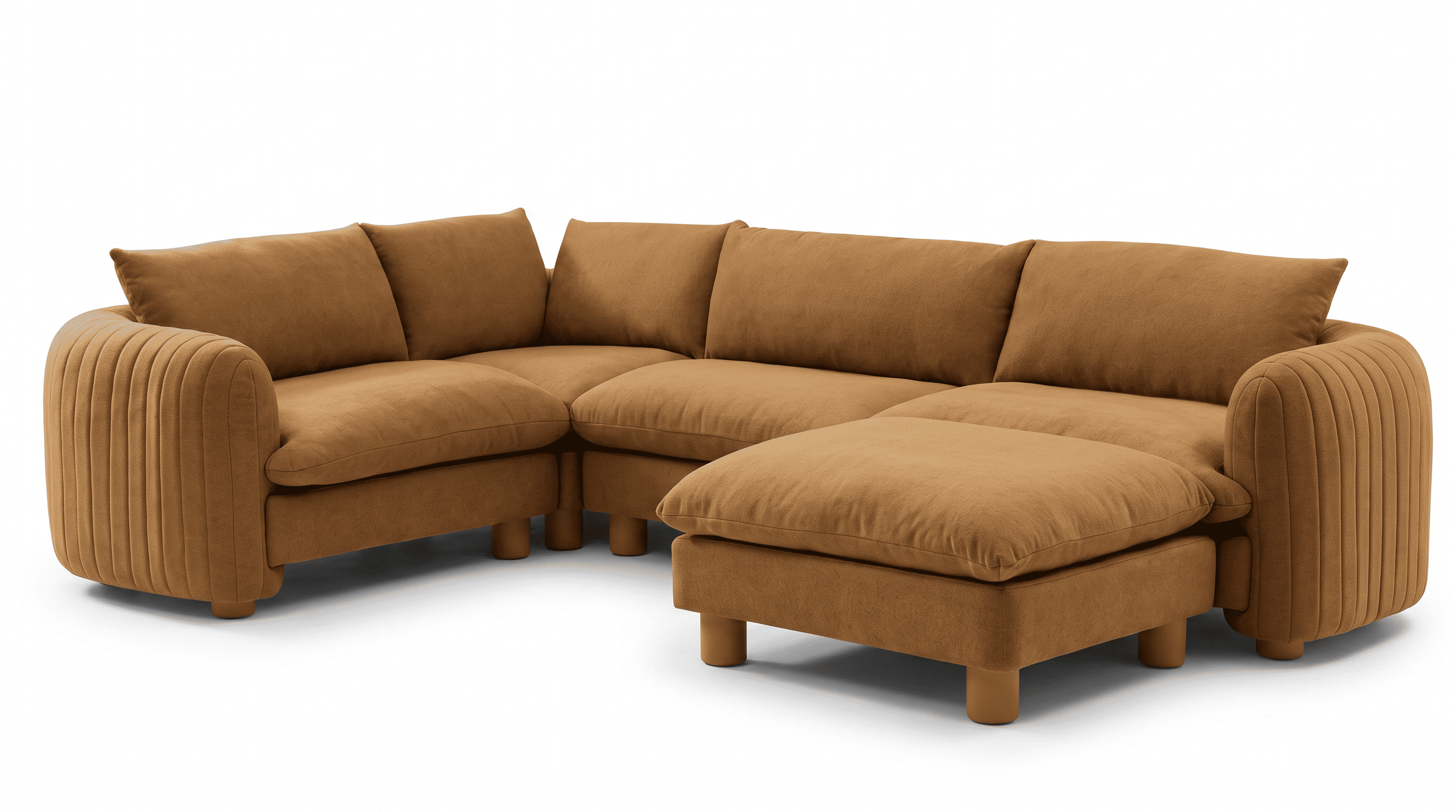 The Bayshore 4 Seater L Shape + Ottoman