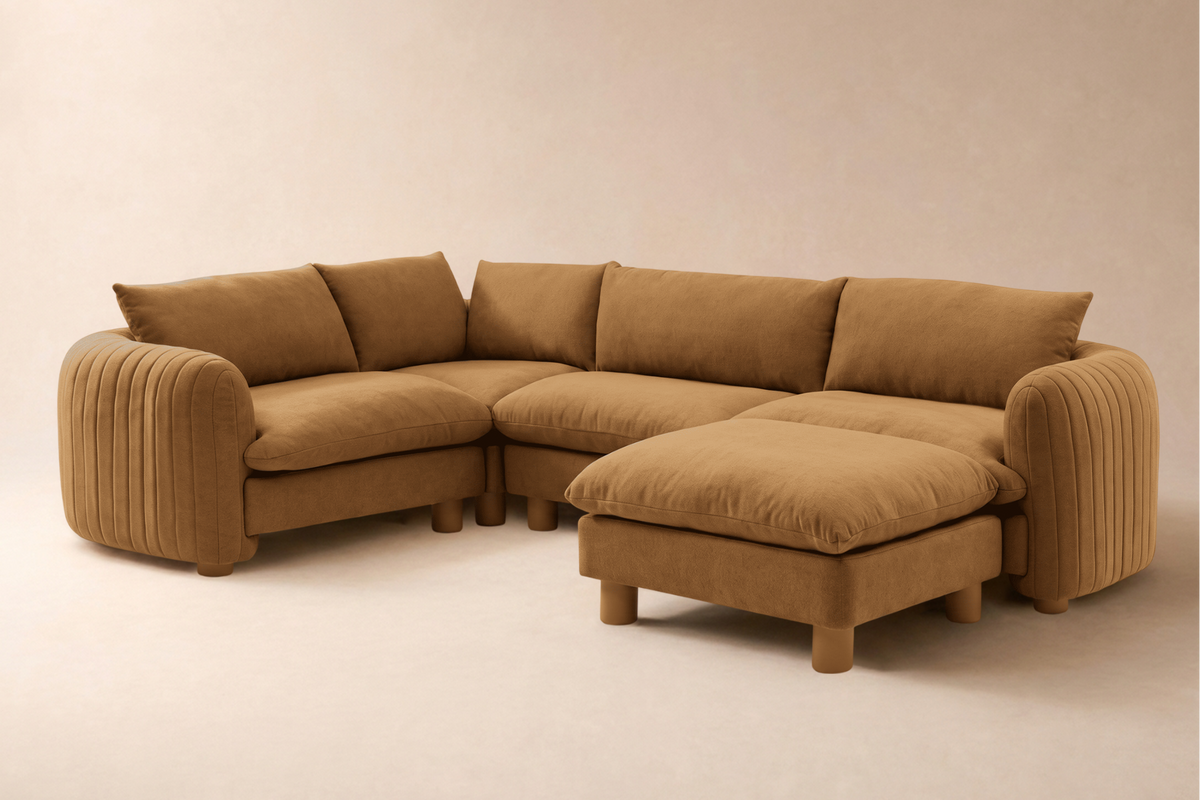 The Bayshore 4 Seater L Shape + Ottoman