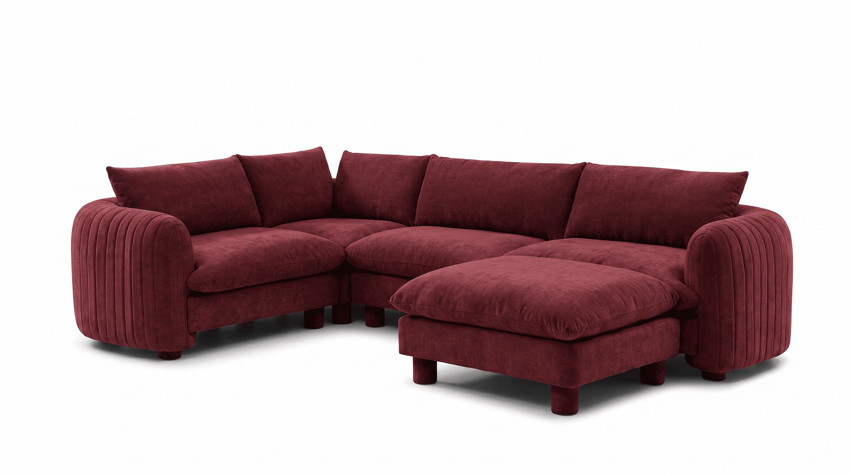 The Bayshore 4 Seater L Shape + Ottoman
