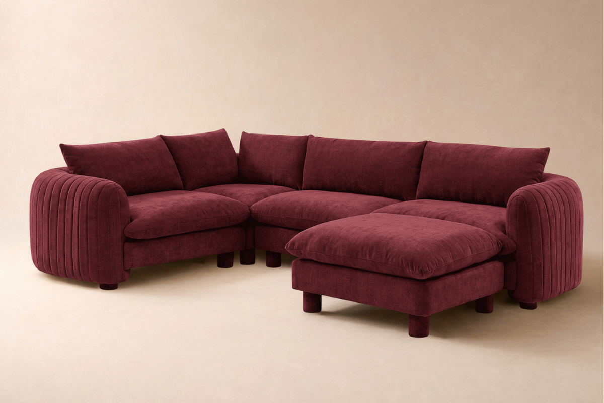The Bayshore 4 Seater L Shape + Ottoman