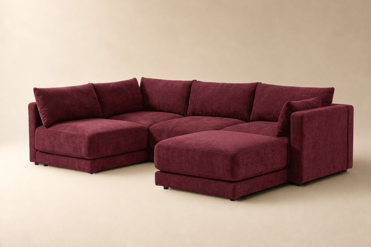 Halo 4 Seater L Shape + Ottoman
