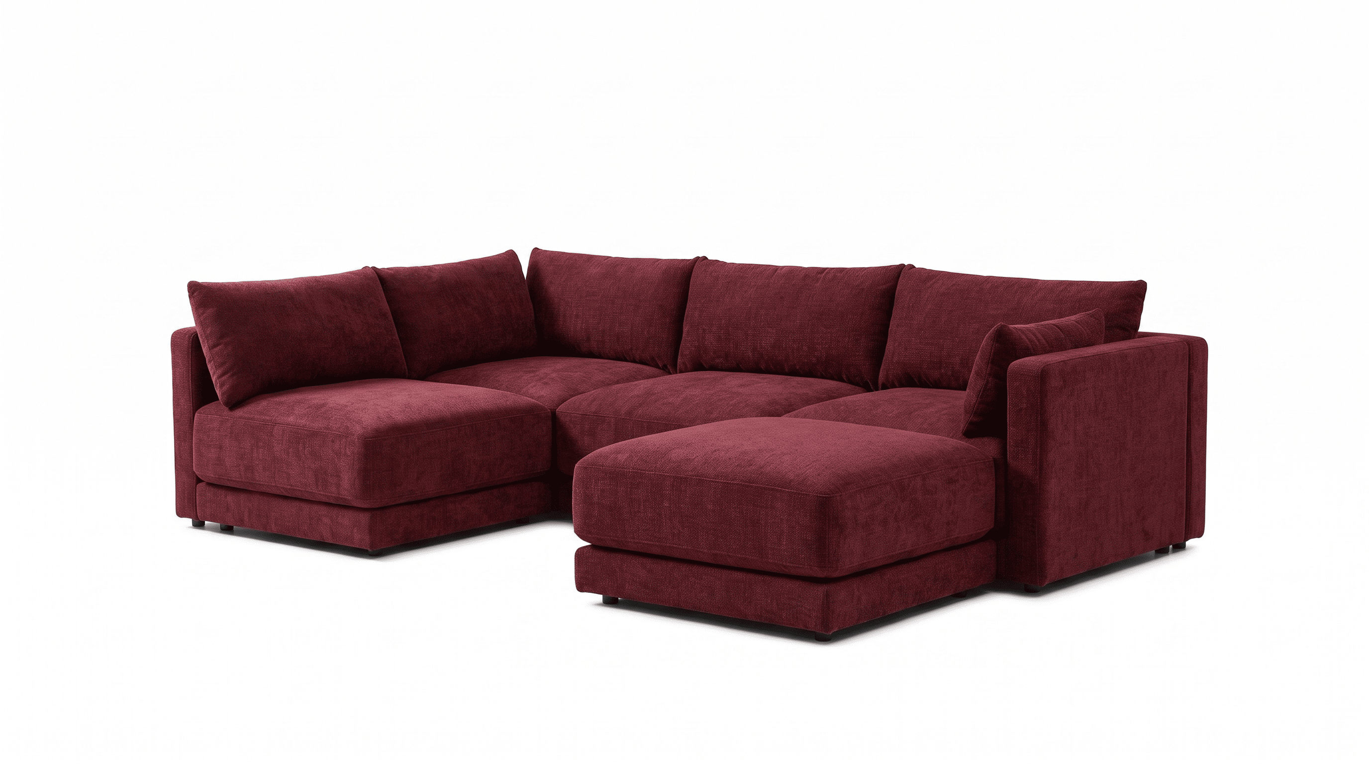 Halo 4 Seater L Shape + Ottoman