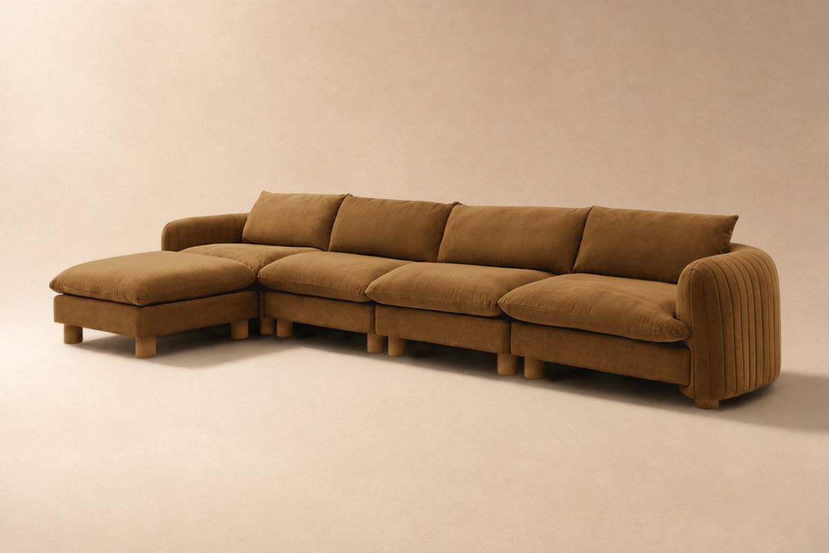 The Bayshore 4 Seater Sofa + Ottoman