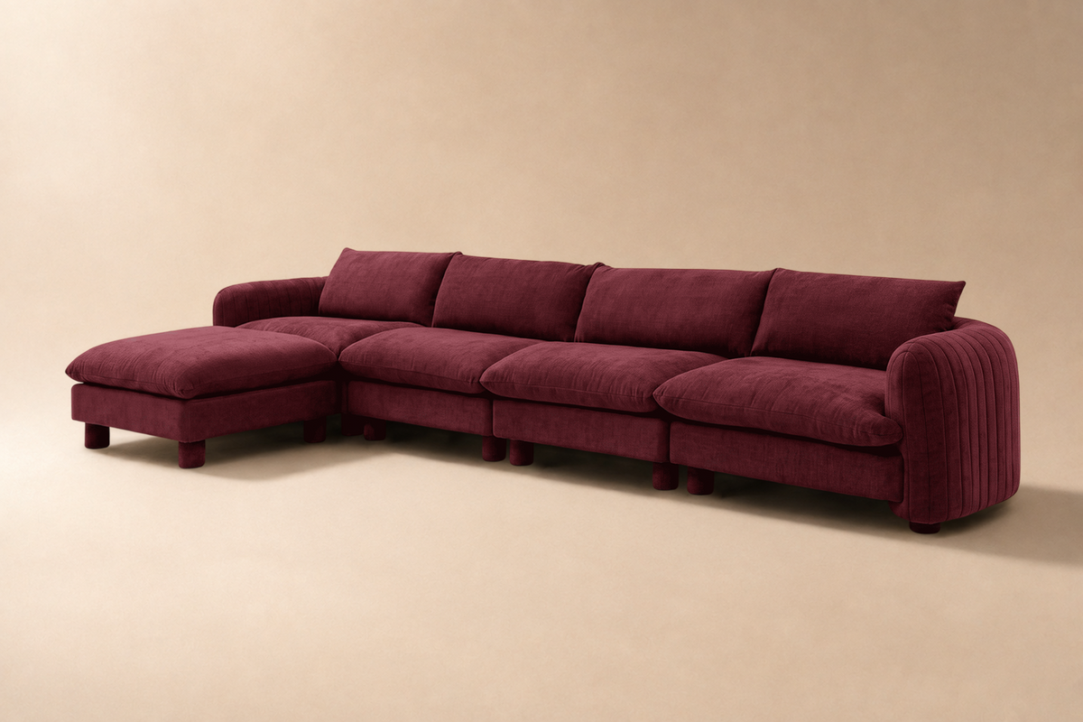 The Bayshore 4 Seater Sofa + Ottoman
