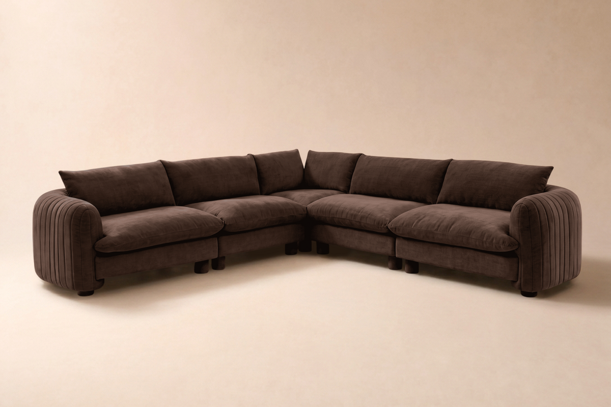 Bayshore 5 Seater L Shape