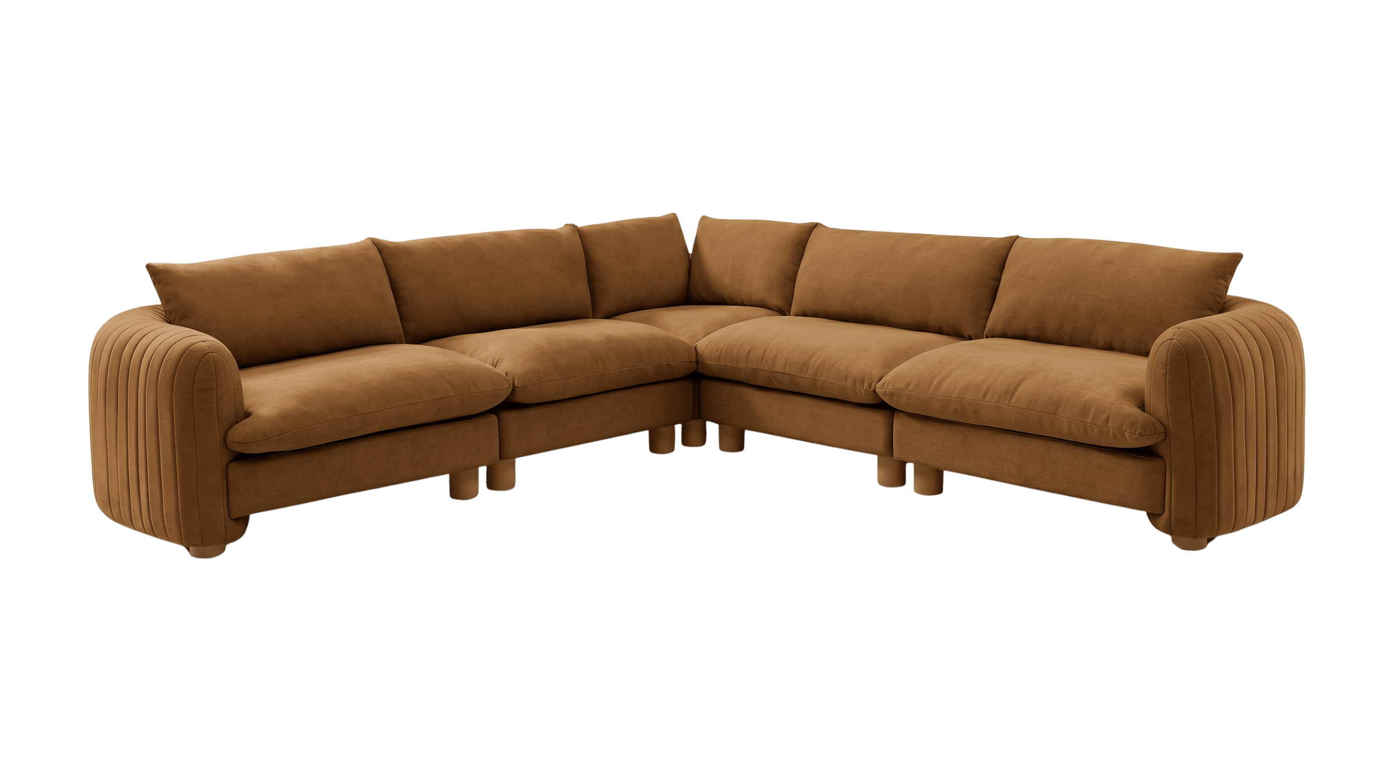 Bayshore 5 Seater L Shape