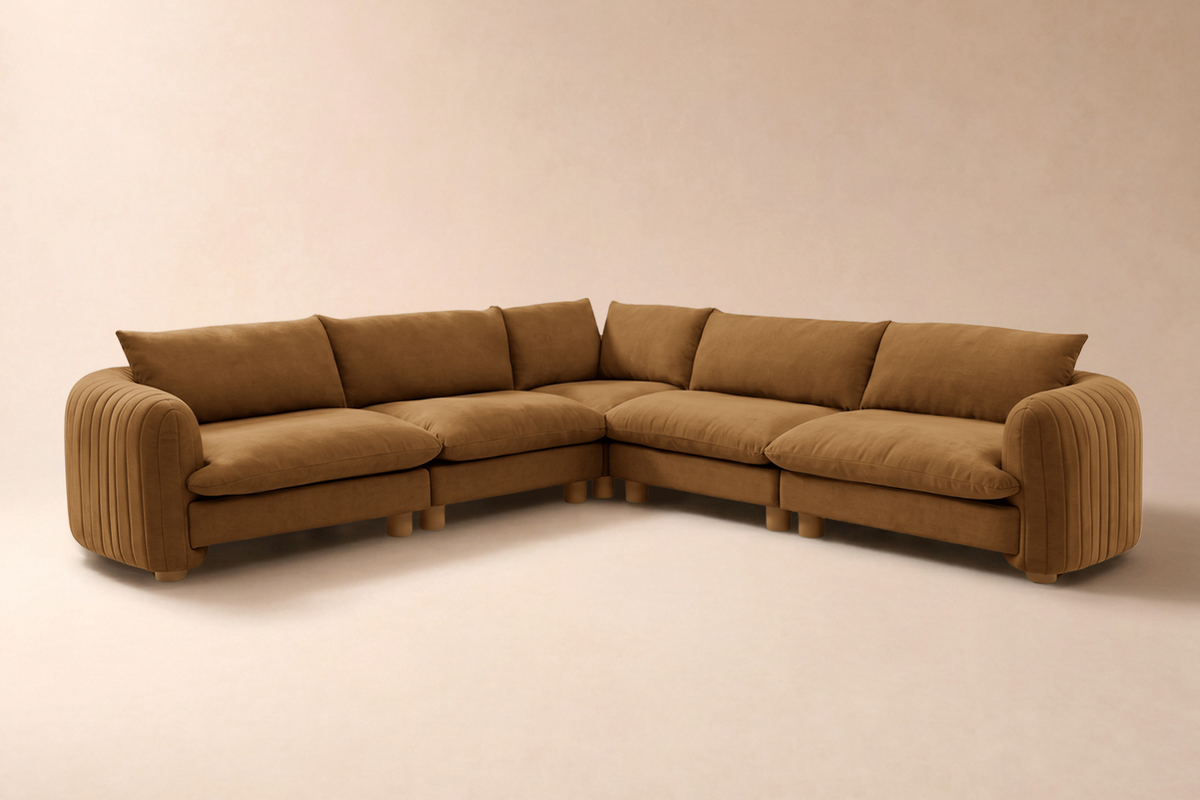 Bayshore 5 Seater L Shape