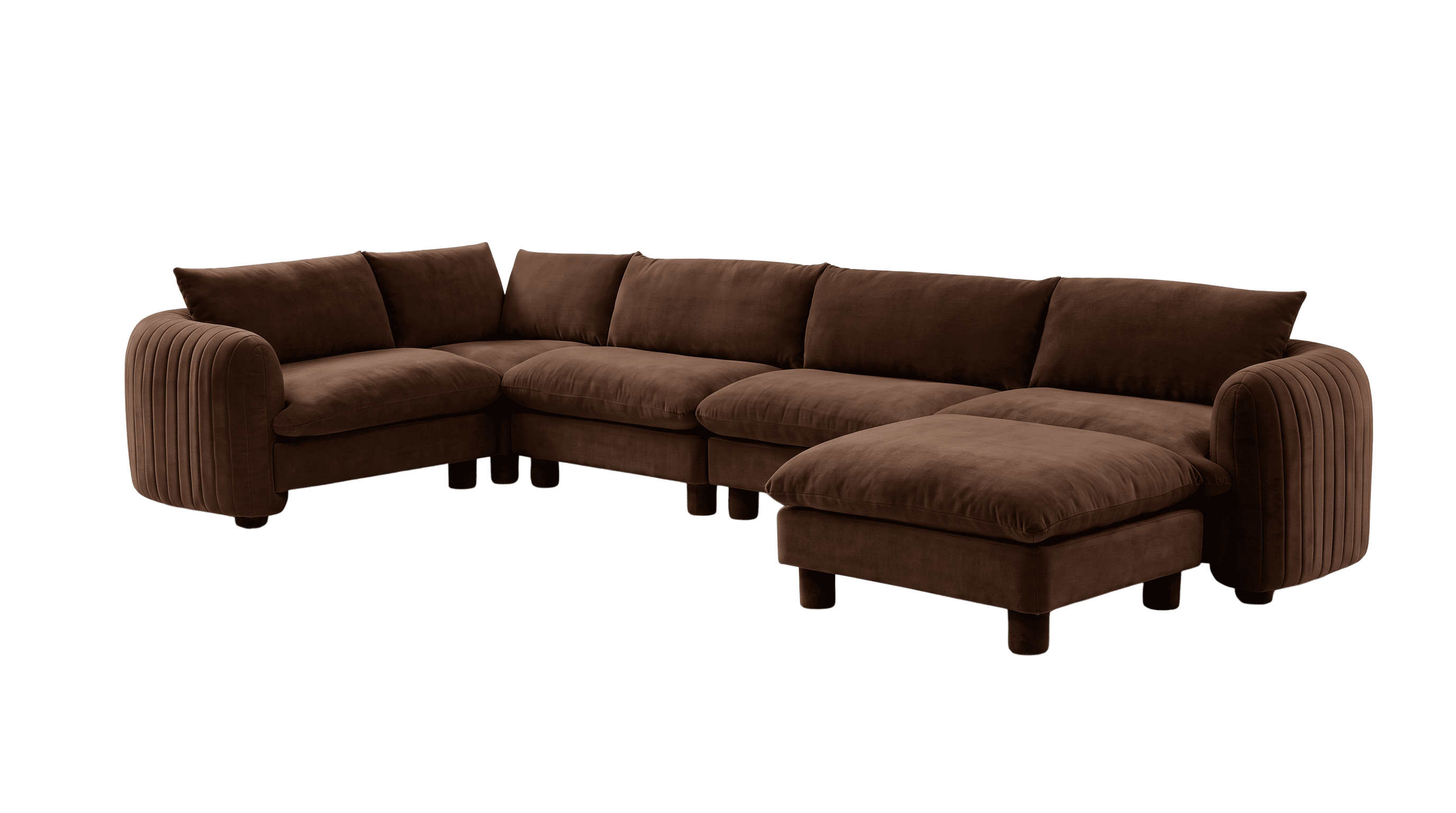 Bayshore 5 Seater L Shape + Ottoman