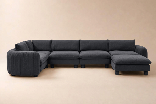 Bayshore 5 Seater L Shape + Ottoman
