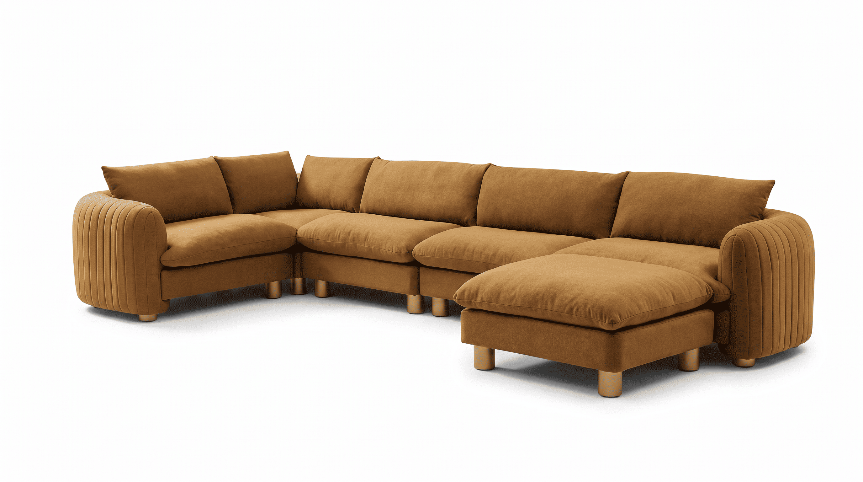 Bayshore 5 Seater L Shape + Ottoman