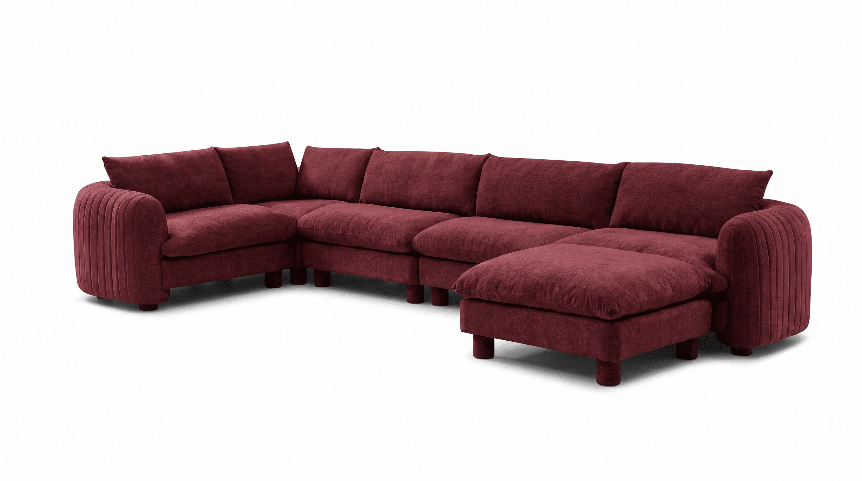 Bayshore 5 Seater L Shape + Ottoman