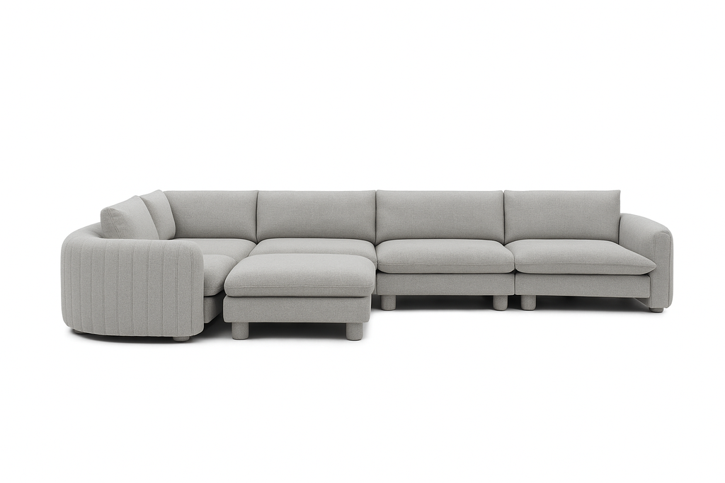 The Bayshore 5 Seater L Shape + Ottoman