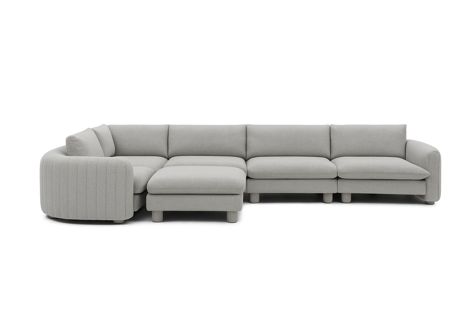 The Bayshore 5 Seater L Shape + Ottoman