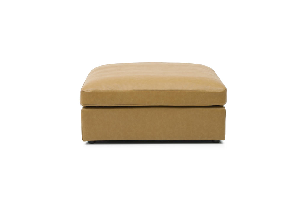 Stylish Halo ottoman for modern modular seating


