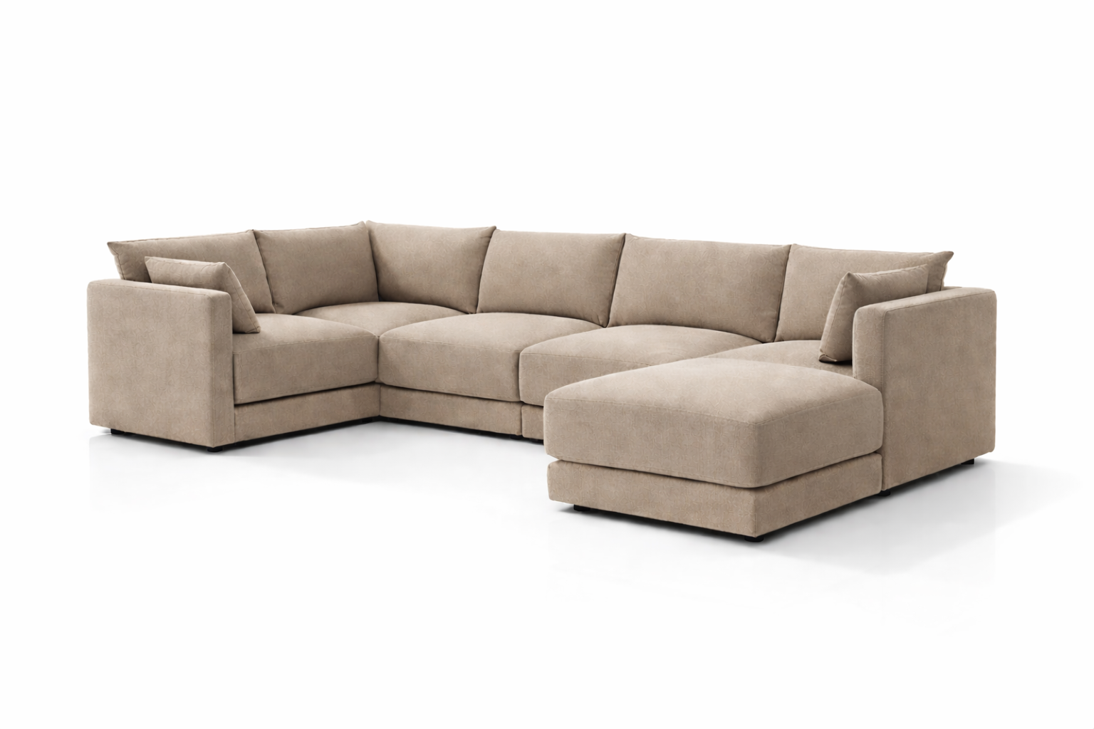 Halo 5 Seater L Shape + Ottoman