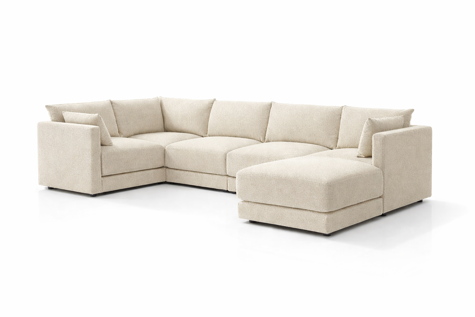 Halo 5 Seater L Shape + Ottoman