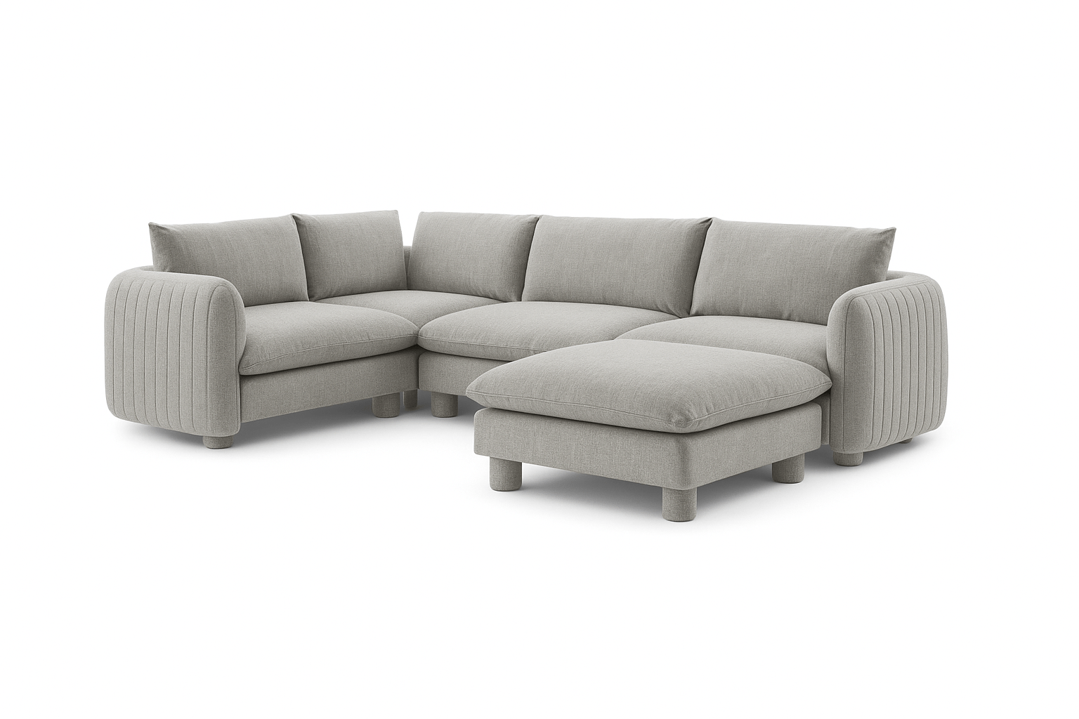 The Bayshore 4 Seater L Shape + Ottoman