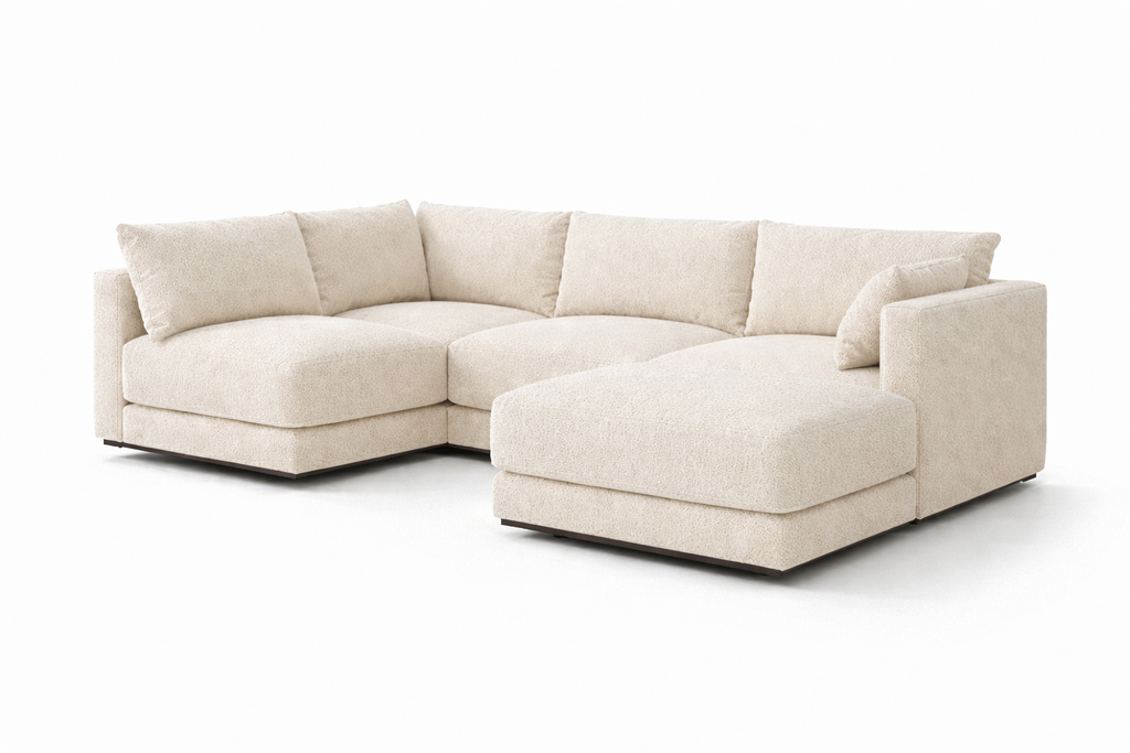 Halo 4 Seater L Shape + Ottoman