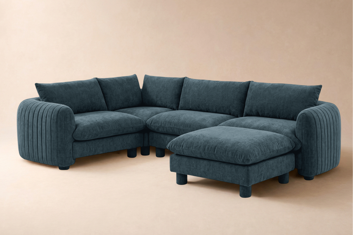 The Bayshore 4 Seater L Shape + Ottoman