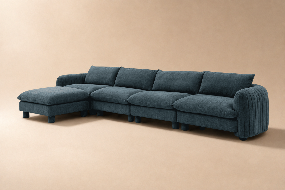 The Bayshore 4 Seater Sofa + Ottoman