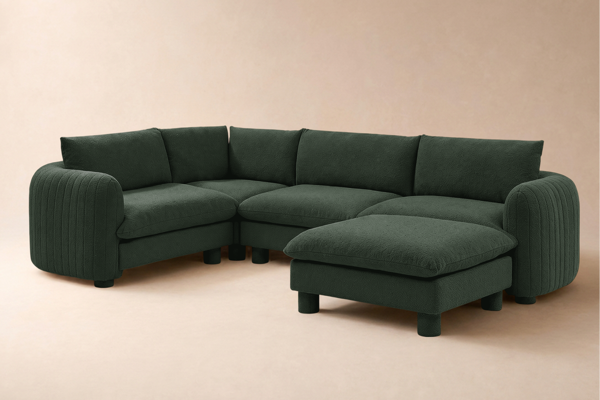 The Bayshore 4 Seater L Shape + Ottoman