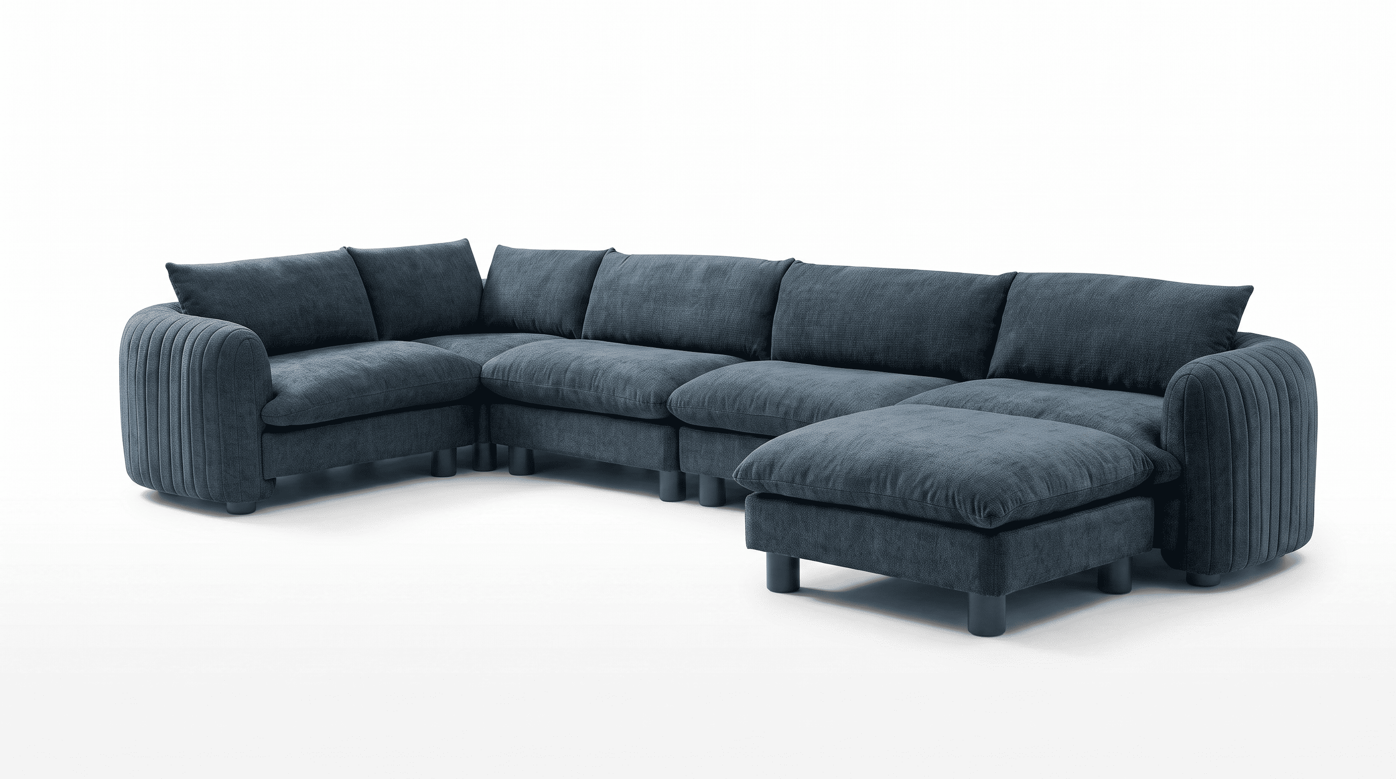 Bayshore 5 Seater L Shape + Ottoman