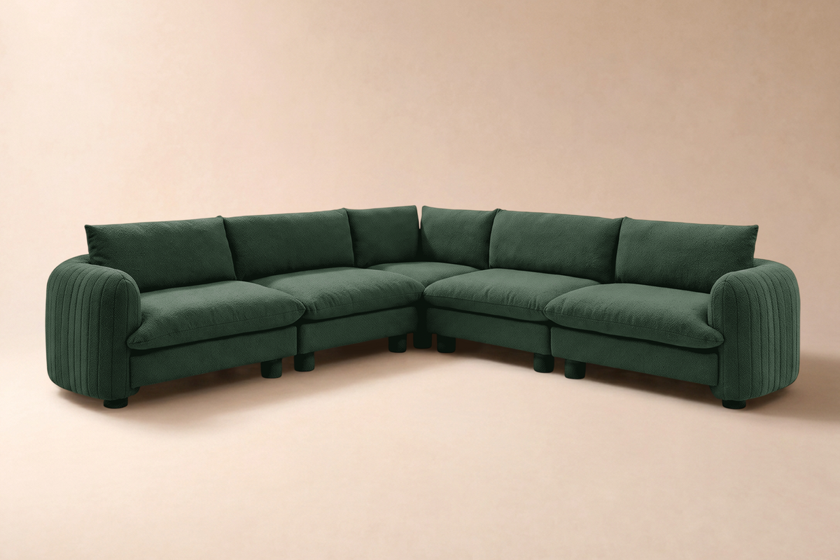 Bayshore 5 Seater L Shape
