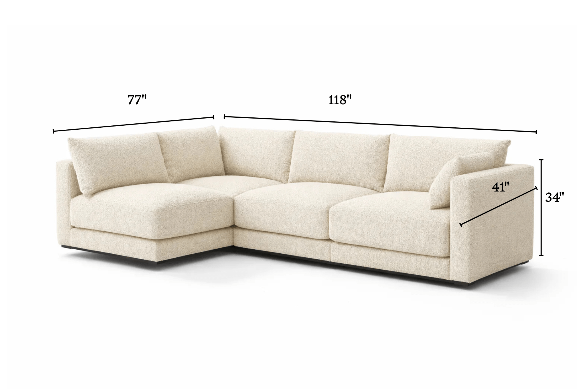 Halo 4 Seater L Shape