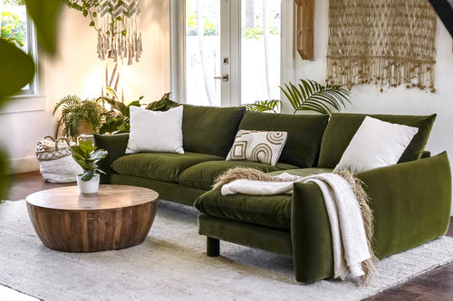 Modern Miami sofa in a bright living space


